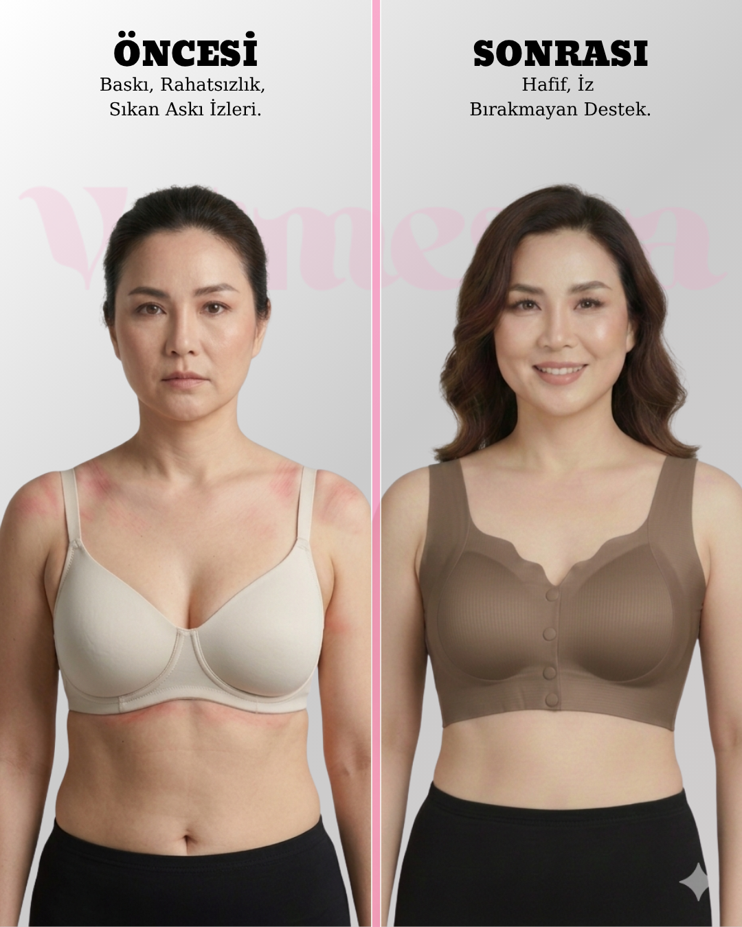 Velmessa™ Aura Form Önden Kapamalı Destekleyici  Sütyen