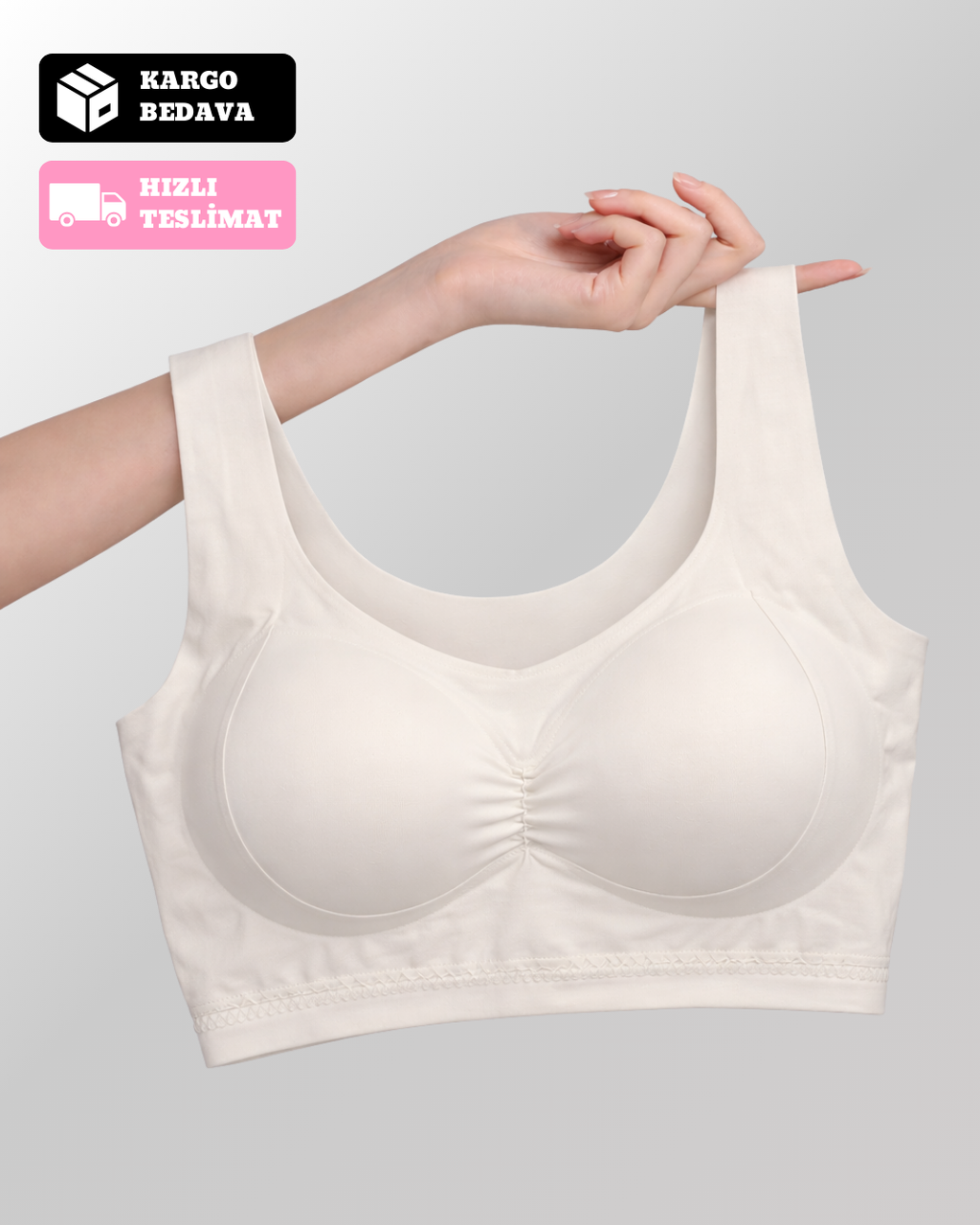 Velmessa™ Soft Push-Up Rahat Destekleyici Form Sütyen
