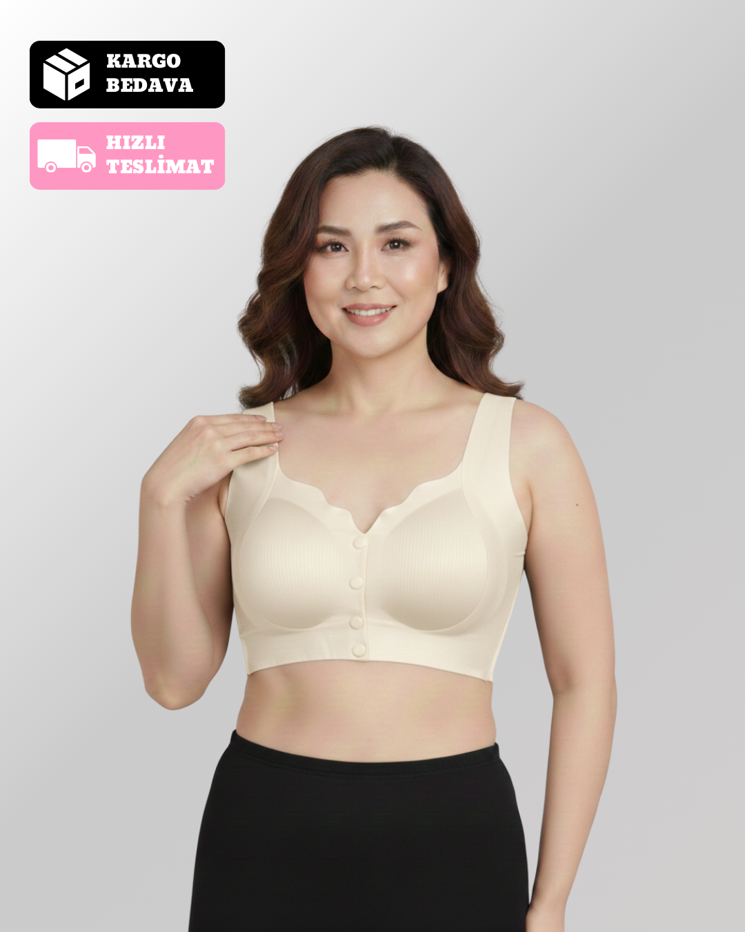 Velmessa™ Aura Form Önden Kapamalı Destekleyici  Sütyen