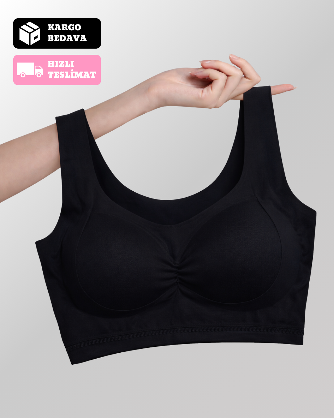 Velmessa™ Soft Push-Up Rahat Destekleyici Form Sütyen